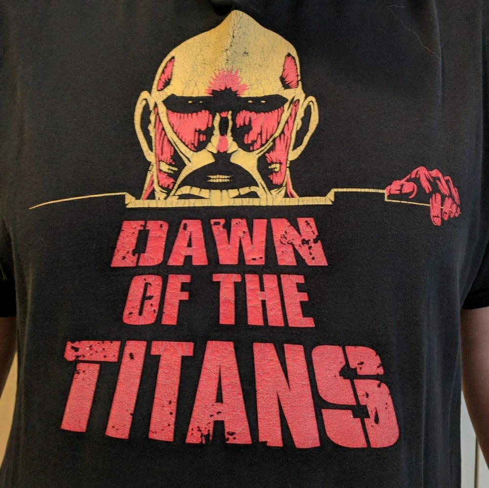 Dawn of the Titans anime horror zombie mash up